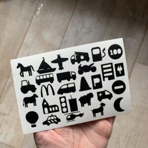 Autobingo stickervel