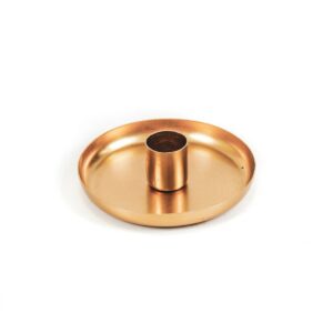 Ronde kandelaar goud