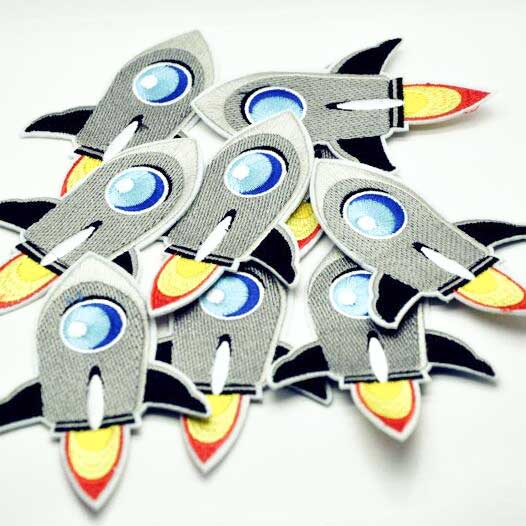 Rocket-Patch-Iron-on