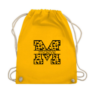 Gymtas met panter naamletter