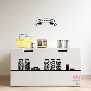 winkelstickers snoepwinkel