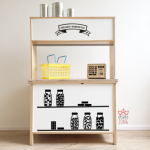 Complete stickerset winkelstickers snoepwinkel