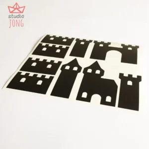 Speelstickers uitbreiding - Kasteelmuren | Sticky Roads + Rails